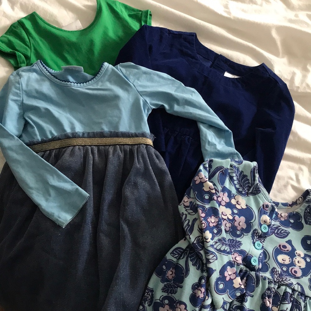 Hanna Anderson (4) dress lot.